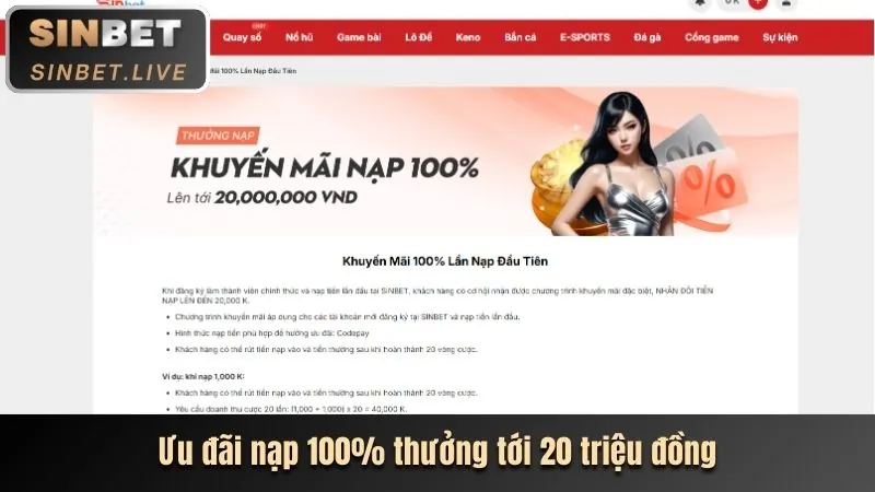 Thưởng hoàn trả hàng ngày e2 Bet